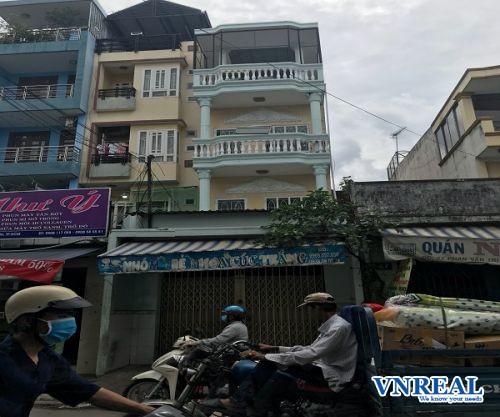 ban nha mat tien duong phan van tri p14 binh thanh  35x21m 3 lau  gia  112 ty