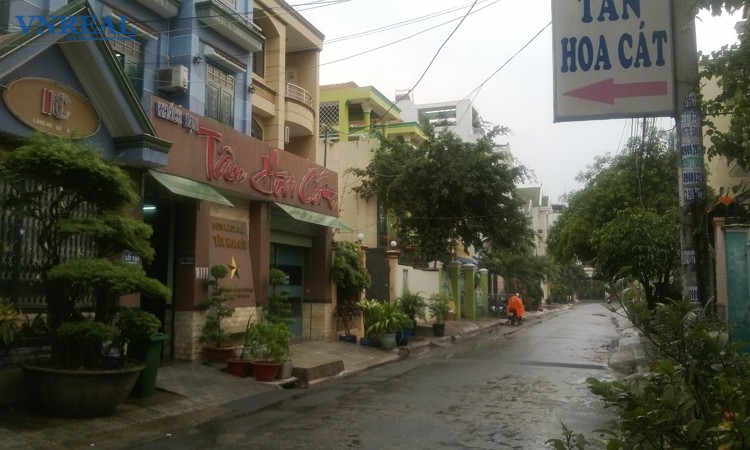 ban dat khu biet thu lang hoa cay tram phuong 9 quan go vap 6x17