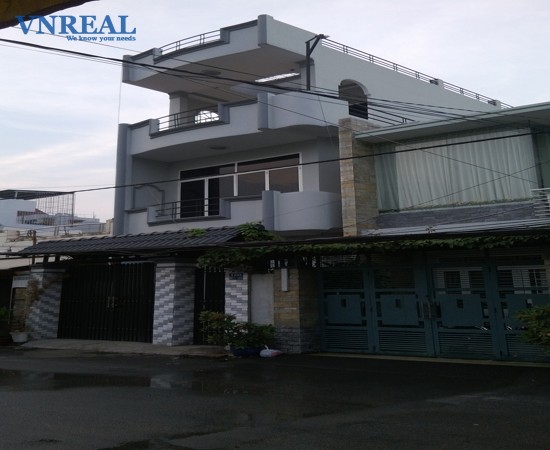 ban nha mat tien duong rong 9m nam gan khu biet thu lang hoa le van tho phuong 9 quan go vap 5x18