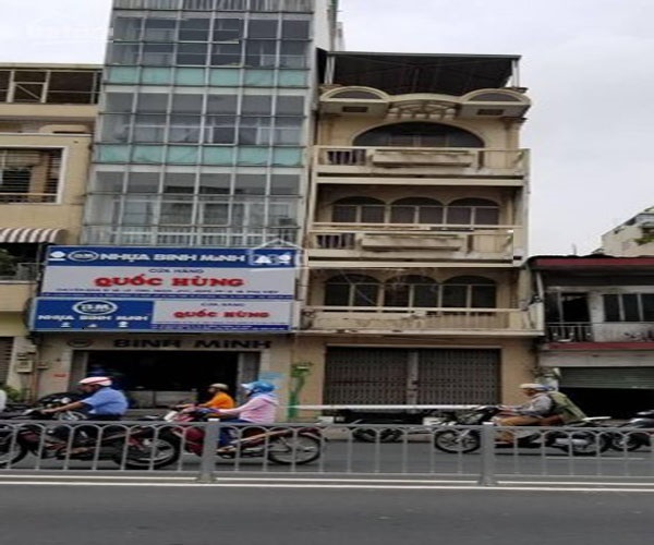 ban nha 2mt bach dang p 15 binh thanh  dt 445x44m 1t 4lau  gia chi  299 ty