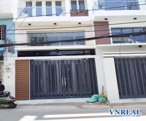 ban nha mat tien hem 8m duong le quang dinh p11 bt  4 1x12m tret   lung   2 lau nha moi huong nam gia 7 9 ty